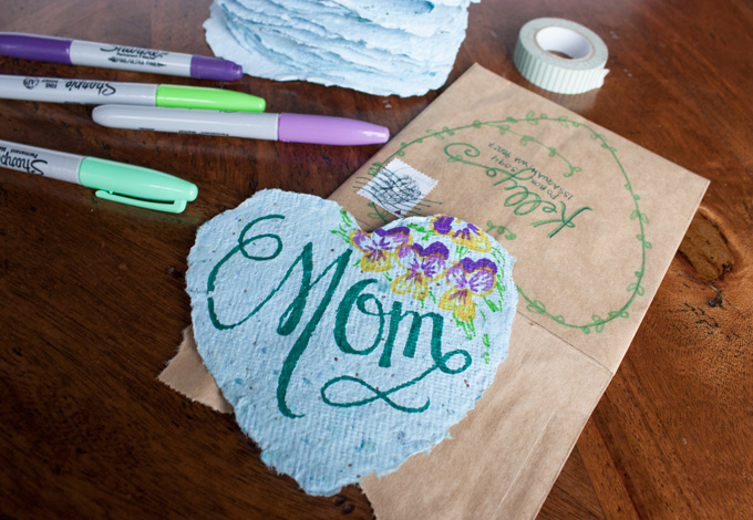 AIM DIY: Simple Handmade Paper Heart Cards with Flower Seeds Inside – So,  There.